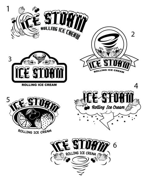 Ice Storm Rolling Ice Cream