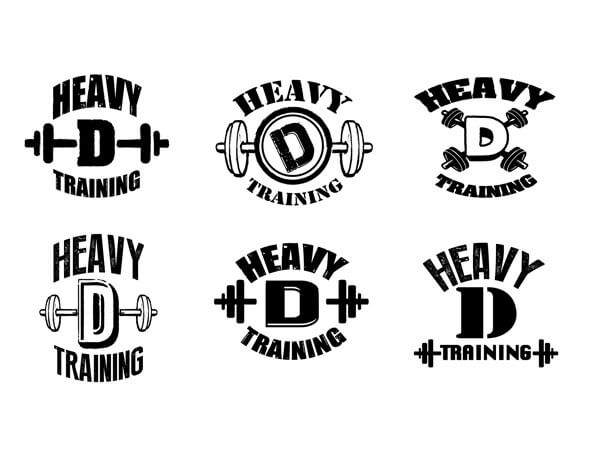 Heavy D Training Concept Logos